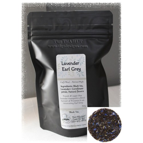 Lavender Earl Grey Tea - Tigz TEA HUT in Creston BC